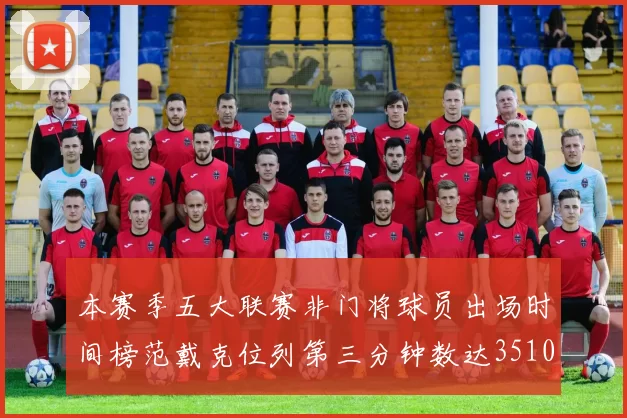 本赛季五大联赛非门将球员出场时间榜范戴克位列第三分钟数达3510